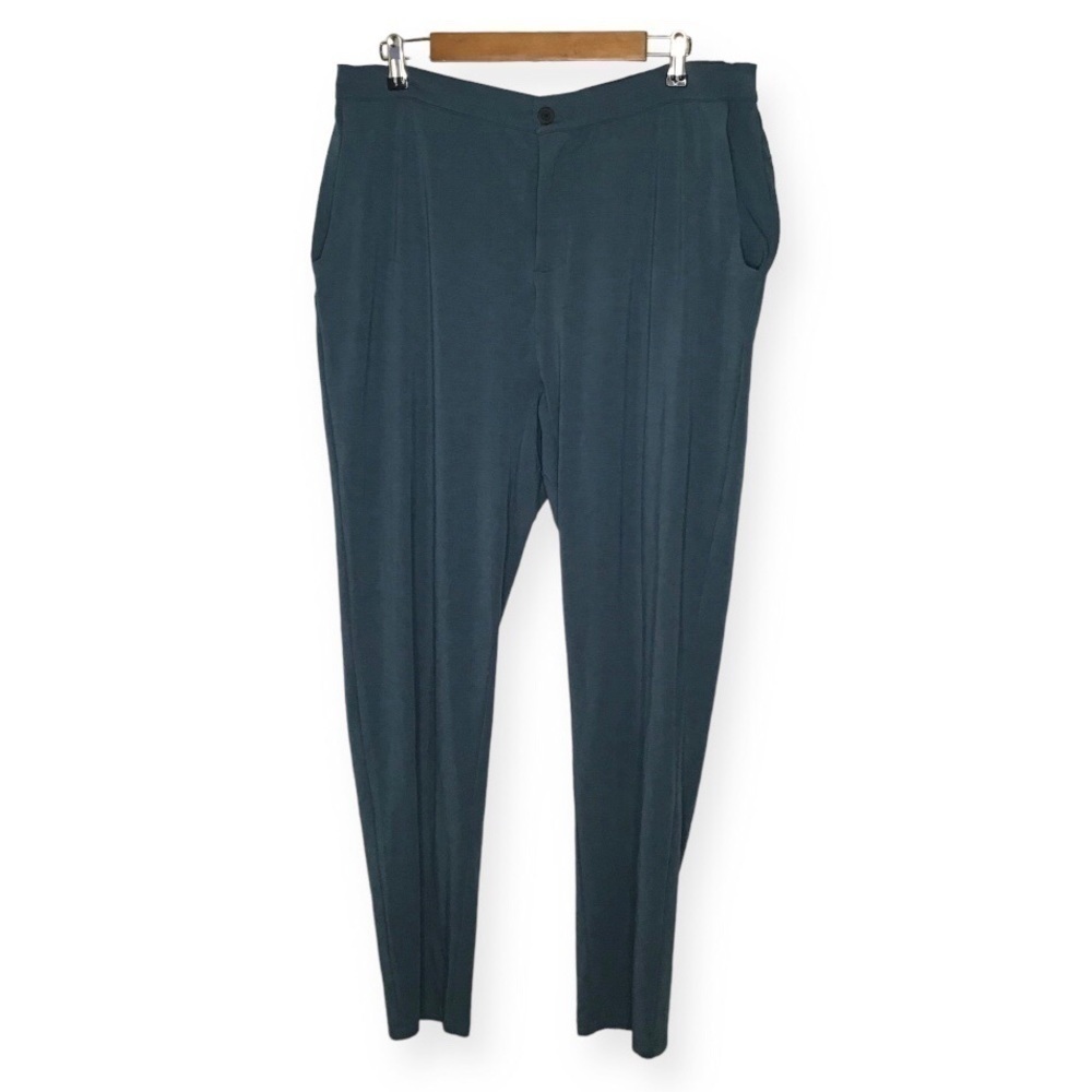Tommy John Go Anywhere Collection Lounge Pants in Blue Size XL.